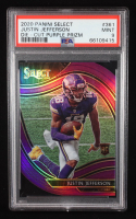 Justin Jefferson 2020 Select Prizm Purple Die Cut #361 RC (PSA 9) at PristineAuction.com