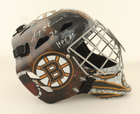 Gerry Cheevers Signed Bruins Full-Size Goalie Mask Inscribed "HOF 85" (Schwartz) at PristineAuction.com