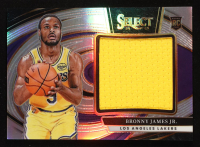 Bronny James Jr. 2024-25 Select Jumbo Rookie Swatches #28 RC at PristineAuction.com
