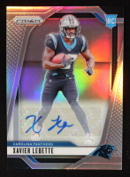 Xavier Legette 2024 Panini Prizm Autographs Prizms Silver #398 RC at PristineAuction.com