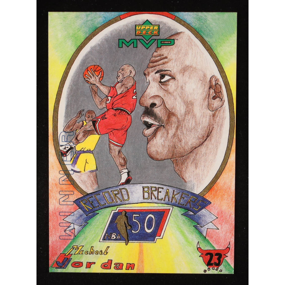 Michael Jordan 1999-00 Upper Deck MVP Draw Your Own Trading Card #W18 at PristineAuction.com