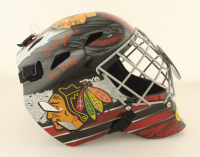 Ed Belfour Signed Blackhawks Full-Size Goalie Mask Inscribed "The Eagle" (Schwartz) at PristineAuction.com
