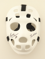 Gerry Cheevers Signed Throwback Hockey Goalie Mask Inscribed "The Mask" (Schwartz) at PristineAuction.com