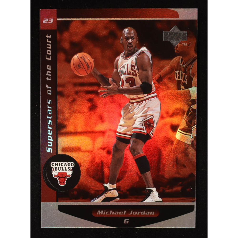 Michael Jordan 1998-99 Upper Deck Ovation Superstars of the Court #C1 at PristineAuction.com