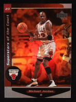 Michael Jordan 1998-99 Upper Deck Ovation Superstars of the Court #C1 at PristineAuction.com