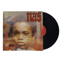 Nas Signed "Illmatic" Vinyl Record Album Inscribed "PEACE" (ACOA) at PristineAuction.com
