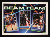 Kevin Johnson / Michael Jordan / Dennis Rodman 1992-93 Topps Beam Team #3 at PristineAuction.com