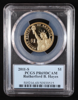2011-S U.S. Presidential Proof $1 Coin - Rutherford B. Hayes 19th President (PCGS PR69DCAM) at PristineAuction.com