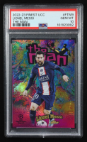 Lionel Messi 2022-23 Finest UEFA Club Competitions The Man #FTM9 (PSA 10) at PristineAuction.com