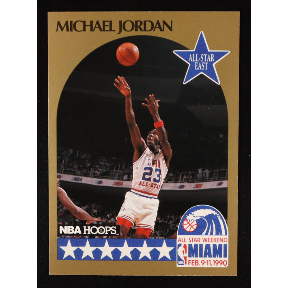 Michael Jordan 1990-91 Hoops #5 AS SP at PristineAuction.com