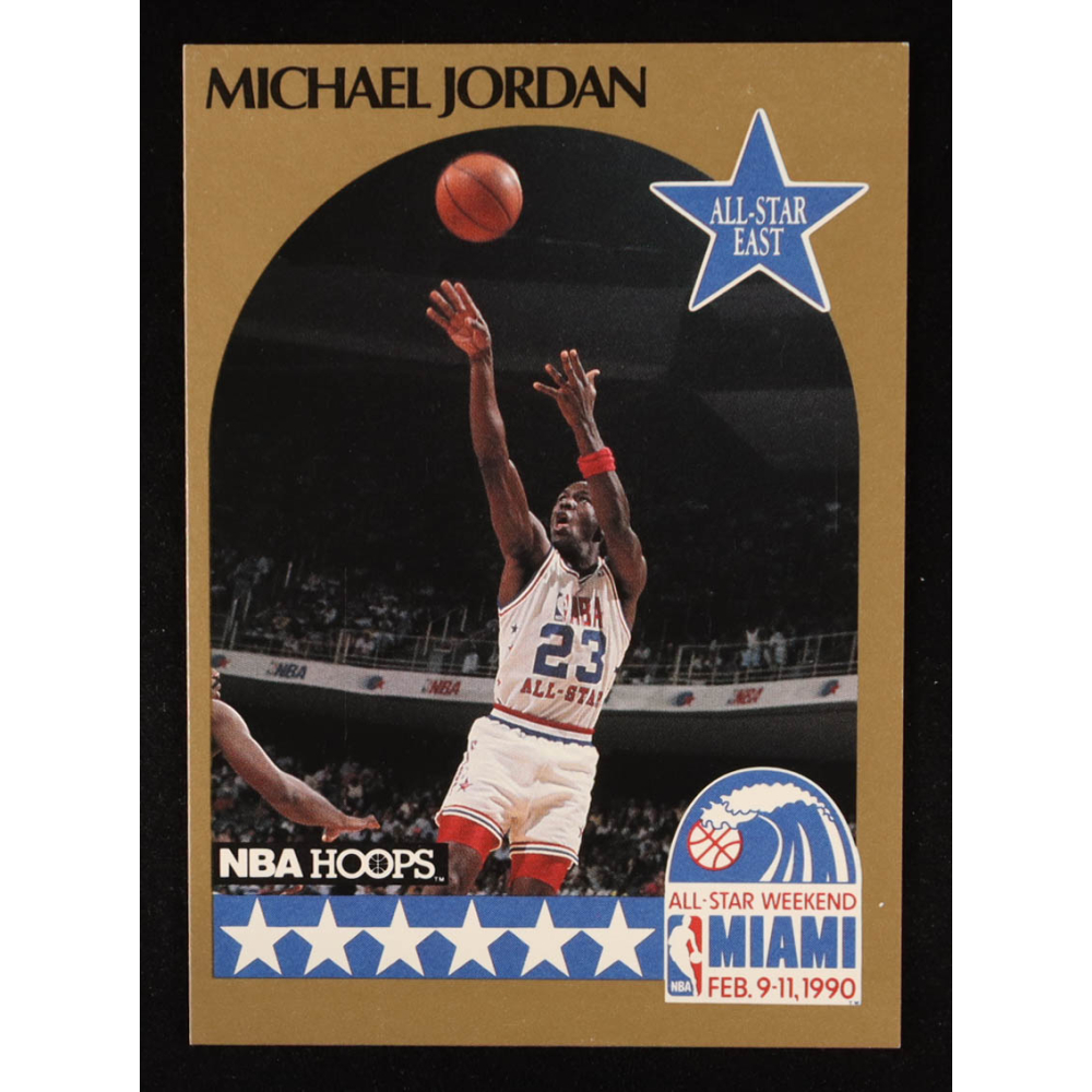 Michael Jordan 1990-91 Hoops #5 AS SP at PristineAuction.com