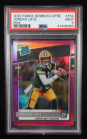 Jordan Love 2020 Donruss Optic Pink #154 RR RC (PSA 9) at PristineAuction.com