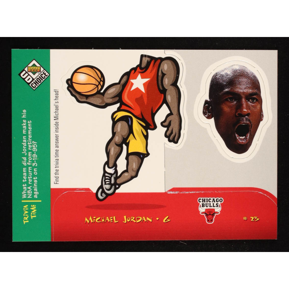 Michael Jordan 1998-99 UD Choice Mini Bobbing Heads #30 at PristineAuction.com
