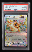 Eevee ex 2025 Pokemon Scarlet and Violet Prismatic Evolutions #075 (PSA 10) at PristineAuction.com