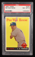 Pee Wee Reese 1958 Topps #375 (PSA 8) at PristineAuction.com