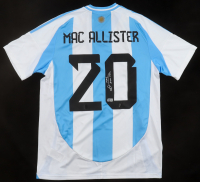 Alexis Mac Allister Signed Argentina Adidas Authentic Jersey (Beckett) at PristineAuction.com