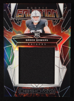 Brock Bowers 2024 Panini Obsidian Rookie Eruption Materials #8 RC at PristineAuction.com