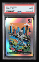 Tyreek Hill 2024 Donruss Downtown! #3 (PSA 9) at PristineAuction.com