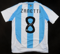 Javier Zanetti Signed Argentina Nike Authentic Jersey (Beckett) at PristineAuction.com