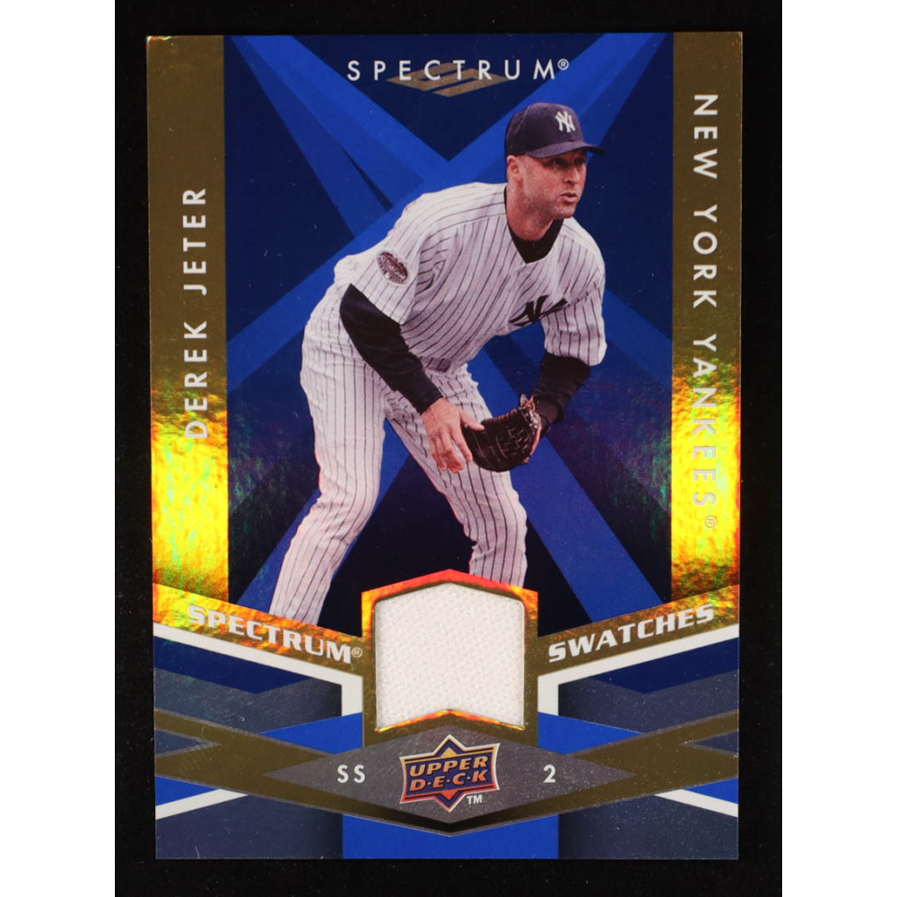 Derek Jeter 2009 Upper Deck Spectrum Spectrum Swatches Blue #SSDJ at PristineAuction.com