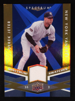 Derek Jeter 2009 Upper Deck Spectrum Spectrum Swatches Blue #SSDJ at PristineAuction.com