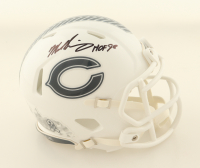 Mike Singletary Signed Bears Salute To Service Alternate Speed Mini Helmet Inscribed "HOF 98" (Schwartz) at PristineAuction.com