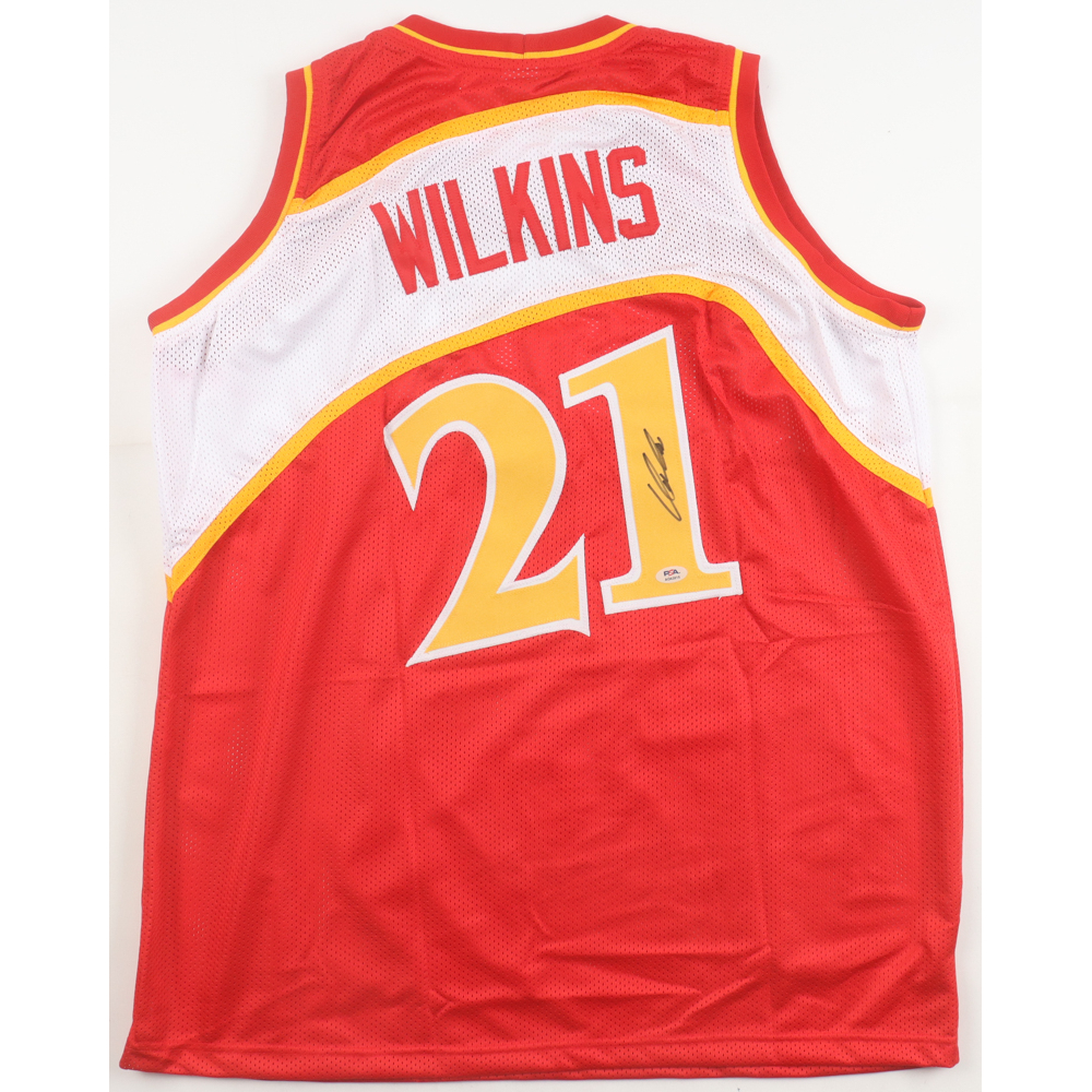 Dominique Wilkins Signed Jersey (PSA) at PristineAuction.com