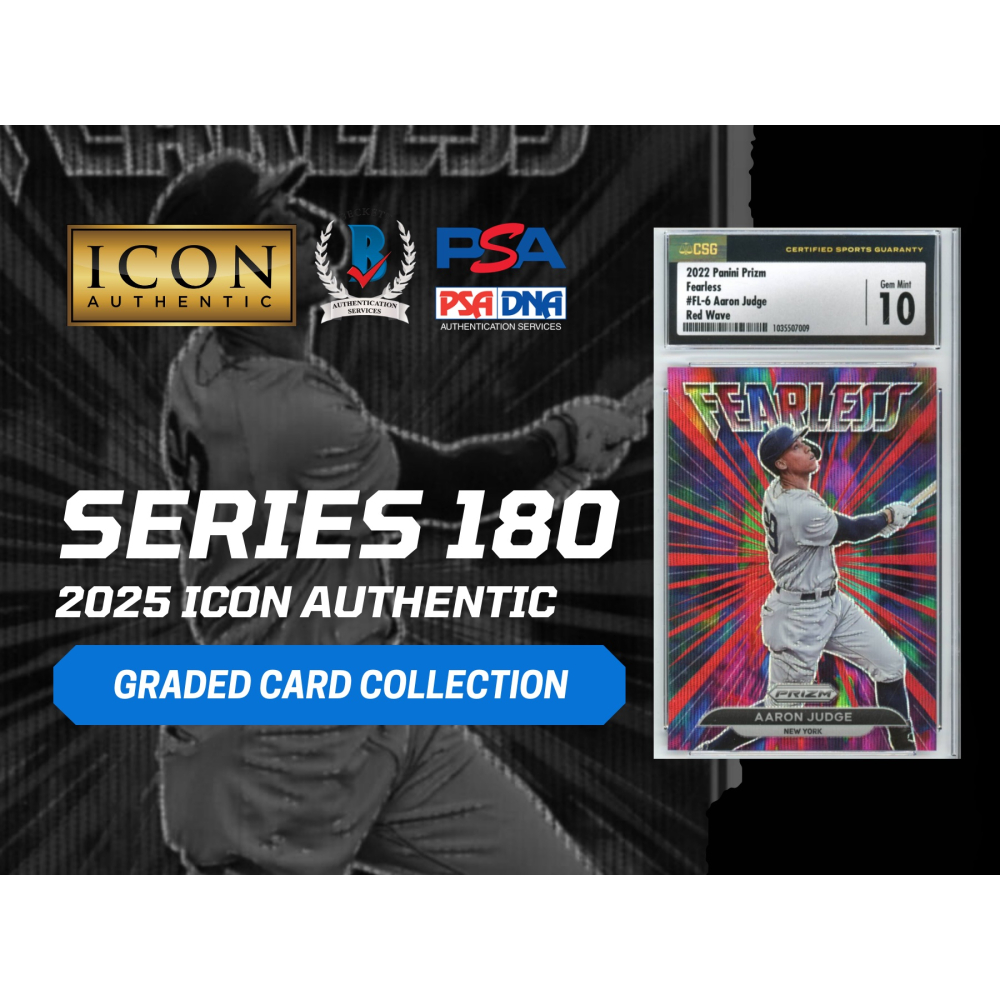 2025 Icon Authentic Graded Card Collection Mystery Box Series 180 at PristineAuction.com