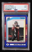 Michael Penix Jr. 2024 Donruss Press Proof Blue #308 RR RC (PSA 9) at PristineAuction.com