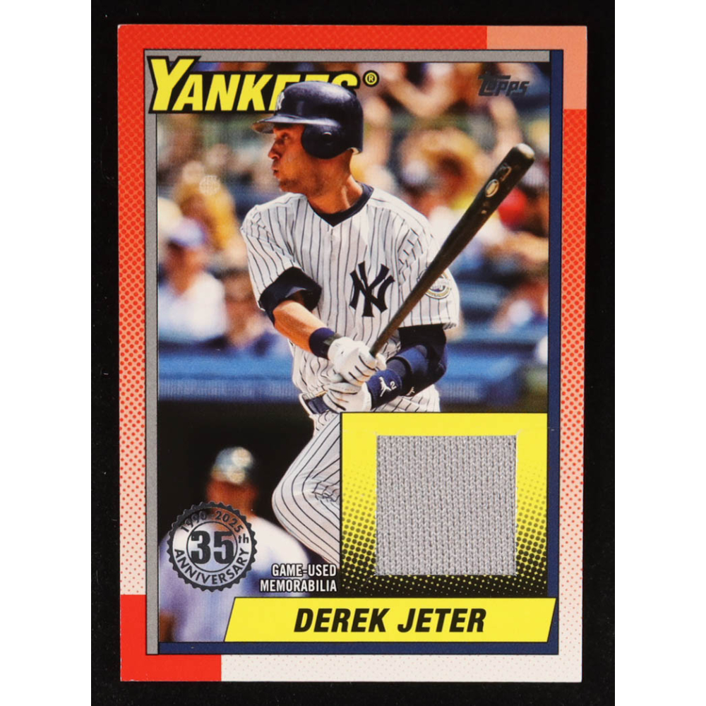 Derek Jeter 2025 Topps '90 Topps Relics #T90RDJ at PristineAuction.com