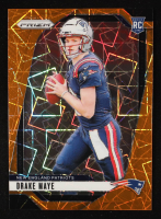 Drake Maye 2024 Panini Prizm Prizms Lazer #329 RC at PristineAuction.com