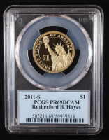 2011-S U.S. Presidential Proof $1 Coin - Rutherford B. Hayes 19th President (PCGS PR69DCAM) at PristineAuction.com