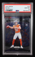 Bo Nix 2024 Panini Prizm Fireworks #23 RC (PSA 10) at PristineAuction.com