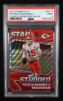 Patrick Mahomes II 2021 Rookies and Stars Star Studded Red Wave #11 (PSA 9) at PristineAuction.com