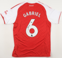 Gabriel Magalhaes Signed Arsenal F.C. Adidas Authentic Jersey (Beckett) at PristineAuction.com