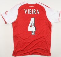 Patrick Vieira Signed Arsenal Adidas Authentic Jersey (Beckett) at PristineAuction.com