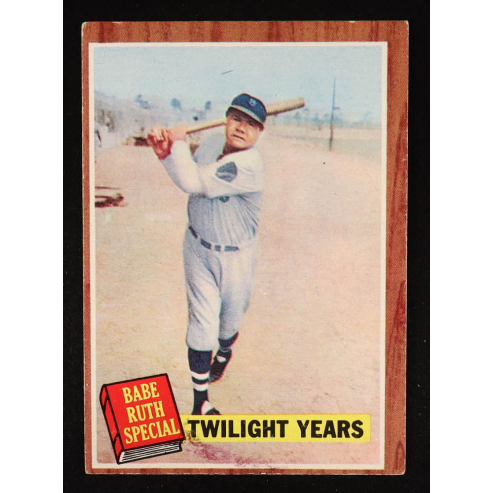 Babe Ruth 1962 Topps Babe Ruth Special 7 Twilight Years #141 at PristineAuction.com