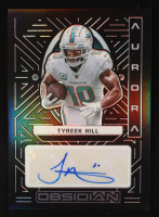 Tyreek Hill 2022 Panini Obsidian Aurora Autographs #22 #37/75 at PristineAuction.com