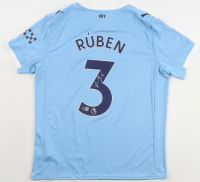 Ruben Dias Signed Manchester City Puma Authentic Jersey (Beckett) at PristineAuction.com