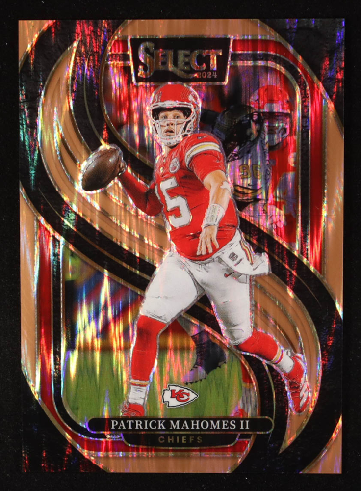 Patrick Mahomes II 2024 Select Prizm Copper Shock #120 #272/299