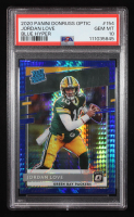 Jordan Love 2020 Donruss Optic Blue Hyper #154 RR RC (PSA 10) at PristineAuction.com