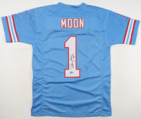 Warren Moon Signed Jersey Inscribed "HOF 06" (Beckett) at PristineAuction.com