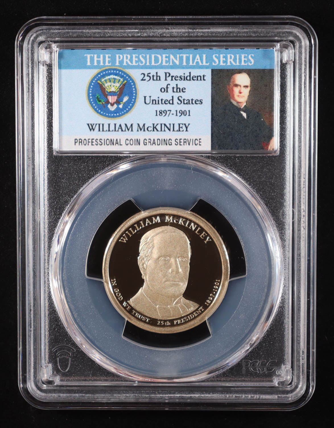 2013-S U.S. Presidential Proof $1 Coin - William McKinley 25th President (PCGS PR69DCAM) at PristineAuction.com 2013-S U.S. Presidential Proof $1 Coin - William McKinley 25th President (PCGS PR69DCAM) at PristineAuction.com