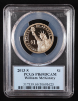 2013-S U.S. Presidential Proof $1 Coin - William McKinley 25th President (PCGS PR69DCAM) at PristineAuction.com