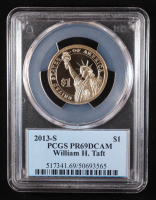 2013-S U.S. Presidential Proof $1 Coin - William H. Taft 27th President (PCGS PR69DCAM) at PristineAuction.com