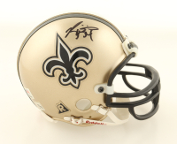 Ricky Williams & Jeff Blake Signed Saints Mini Helmet (PSA) at PristineAuction.com