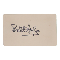 Bob Hope Signed Cut (PSA) at PristineAuction.com