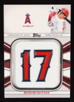 Shohei Ohtani 2022 Topps Commemorative Player Jersey Number Medallions #JNMSO at PristineAuction.com