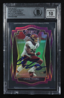 Chase Young Signed 2020 Select Prizm Purple Die Cut #164 RC (BGS | Autograph Graded 10) at PristineAuction.com