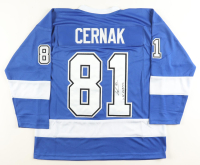 Erik Cernak Signed Jersey Inscribed "2x SC Champs" (JSA) at PristineAuction.com